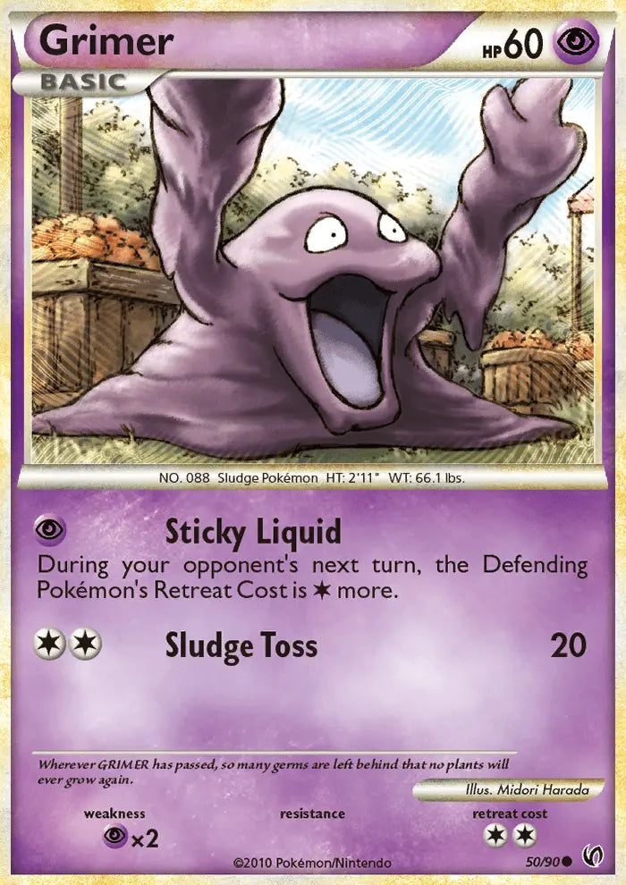 Grimer 50 Undaunted Pokesingles