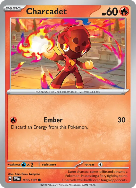 Charcadet 39 Scarlet & Violet Pokesingles