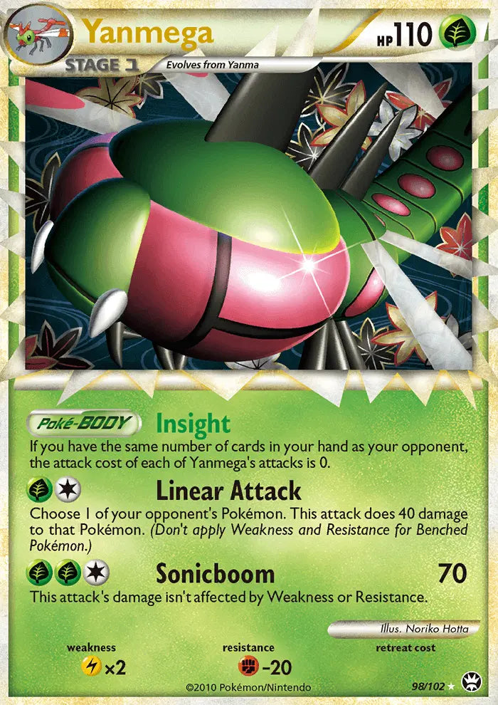 Yanmega 98 Triumphant Pokesingles