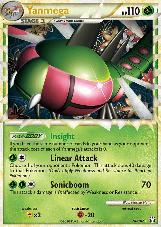 Yanmega 98 Triumphant Pokesingles