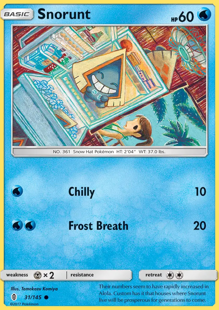Snorunt 31 Guardians Rising Pokesingles