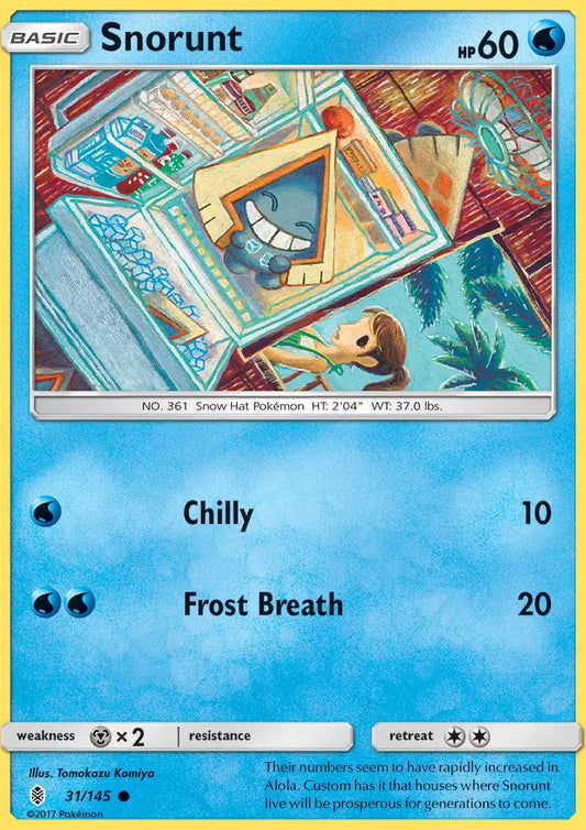 Snorunt 31 Guardians Rising Pokesingles