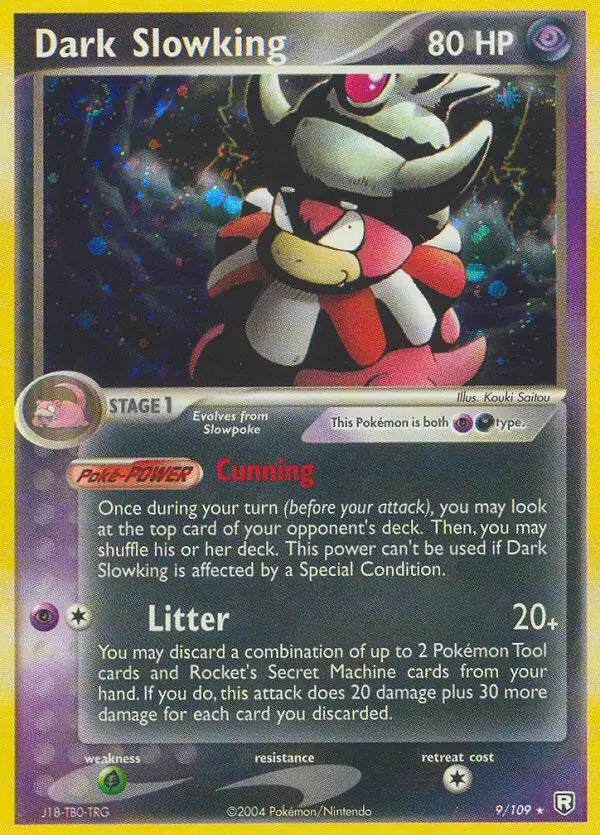 Dark Slowking 9 Team Rocket Returns Pokesingles