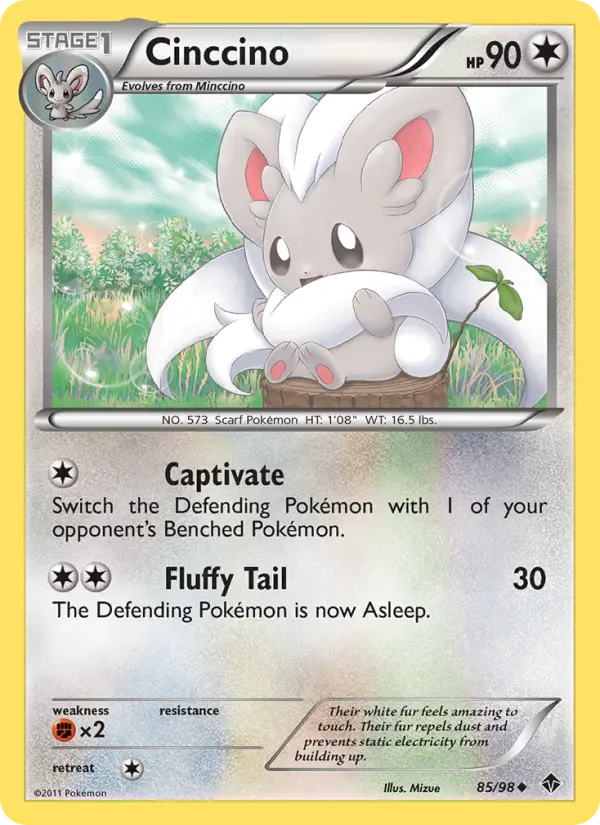 Cinccino 85 Emerging Powers Pokesingles
