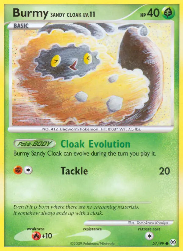 Burmy Sandy Cloak 57 Arceus Pokesingles