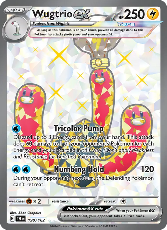 Wugtrio ex 190 Temporal Forces Pokesingles