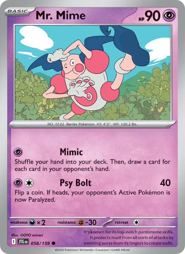 Mr. Mime 58 Journey Together Pokesingles