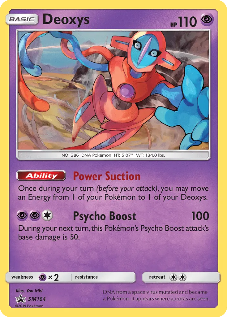 Deoxys SM164 SM Black Star Promos Pokesingles