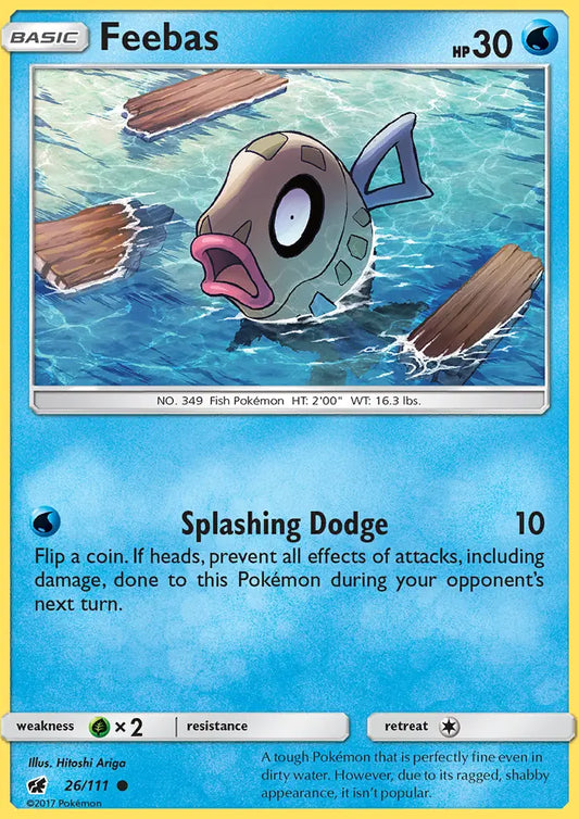 Feebas 26 Crimson Invasion Pokesingles