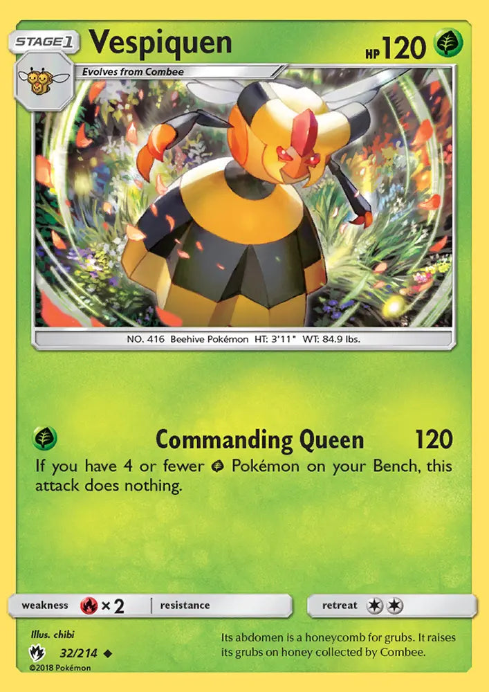 Vespiquen 32 Lost Thunder Pokesingles