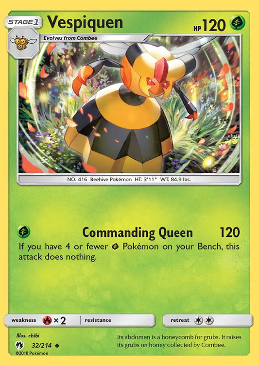 Vespiquen 32 Lost Thunder Pokesingles
