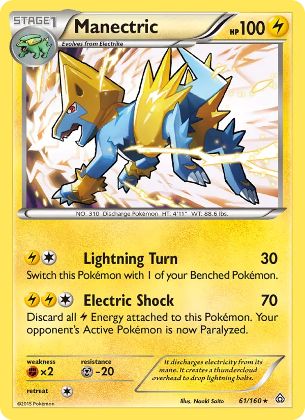 Manectric 61 Primal Clash Pokesingles