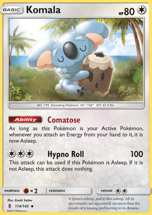 Komala 114 Guardians Rising Pokesingles