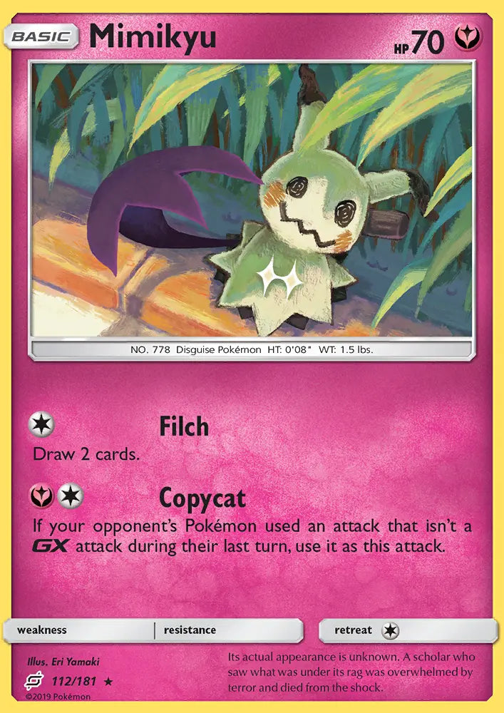 Mimikyu 112 Team Up Pokesingles