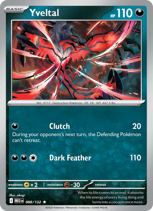 Yveltal 88 Mega Evolution Pokesingles
