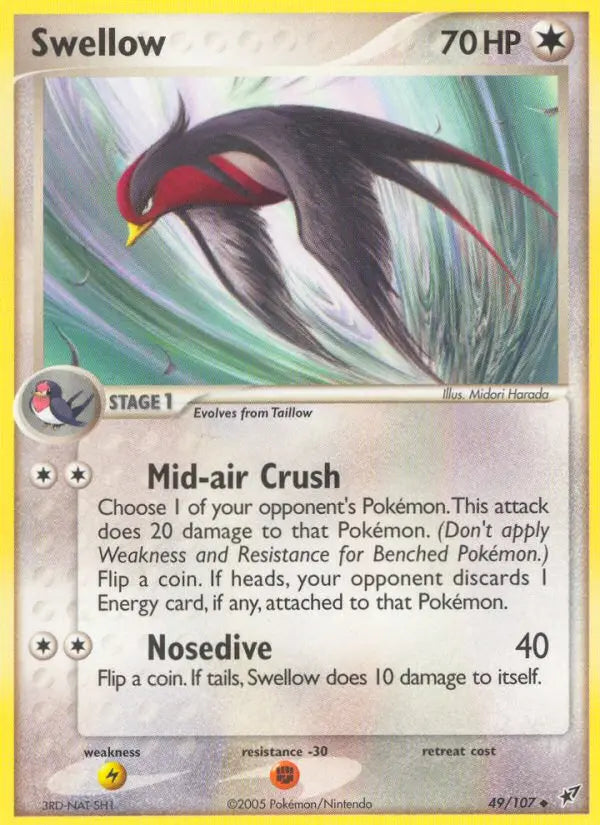 Swellow 49 Deoxys Pokesingles
