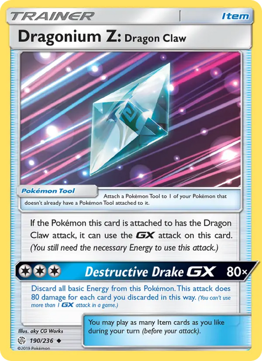 Dragonium Z: Dragon Claw 190 Cosmic Eclipse Pokesingles