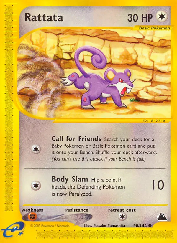 Rattata 90 Skyridge Pokesingles