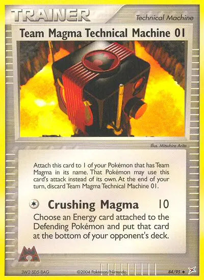 Team Magma's Technical Machine 01 84 Team Magma vs Team Aqua Pokesingles