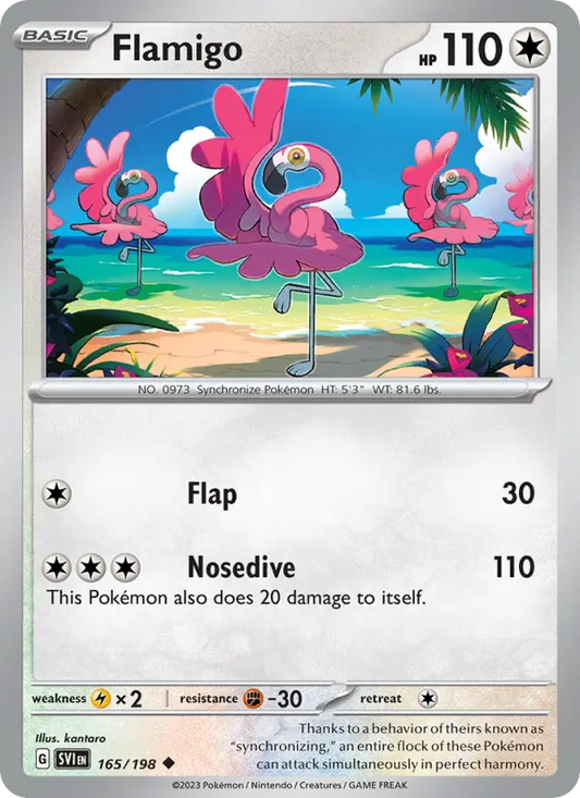 Flamigo 165 Scarlet & Violet Pokesingles