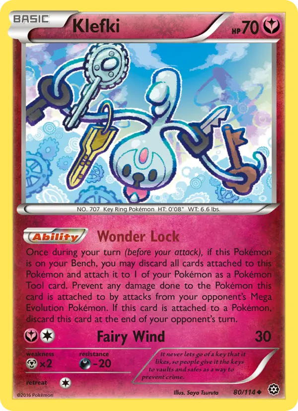 Klefki 80 Steam Siege Pokesingles