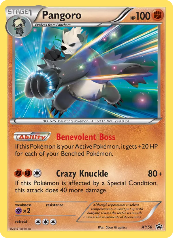Pangoro XY50 XY Black Star Promos Pokesingles