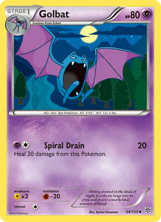 Golbat 54 Plasma Storm Pokesingles