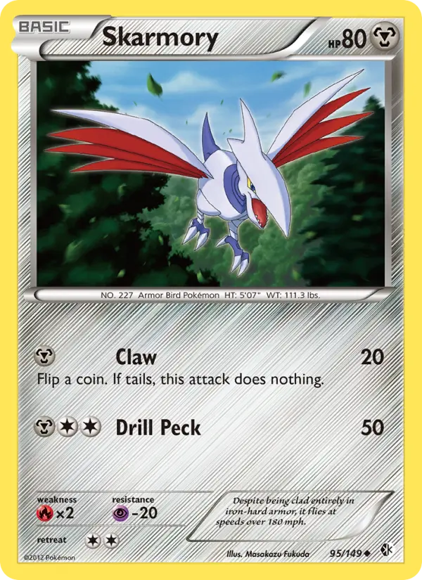 Skarmory 95 Boundaries Crossed Pokesingles