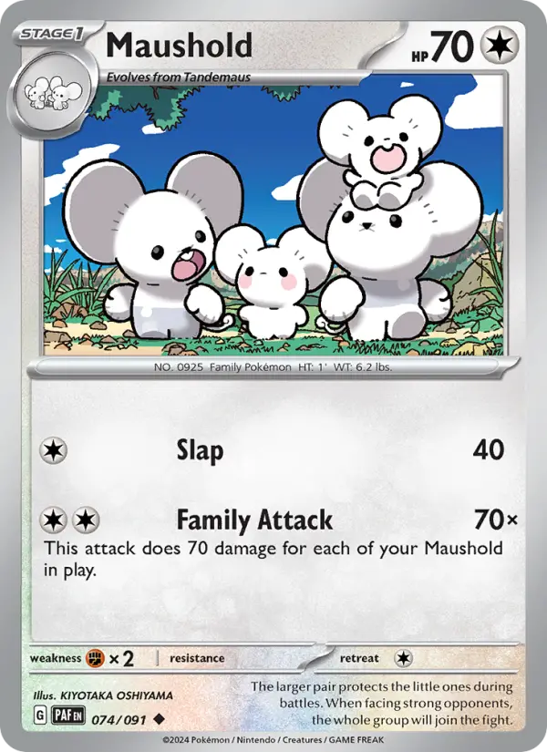 Maushold 74 Paldean Fates Pokesingles