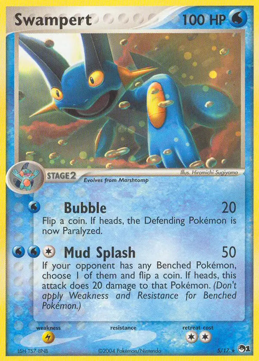 Swampert 5 POP Series 1 Pokesingles