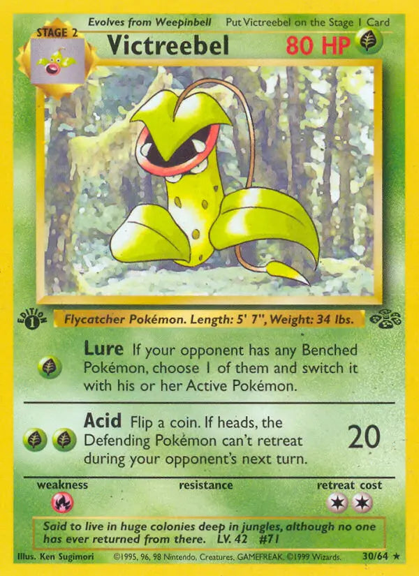 Victreebel 30 Jungle Pokesingles