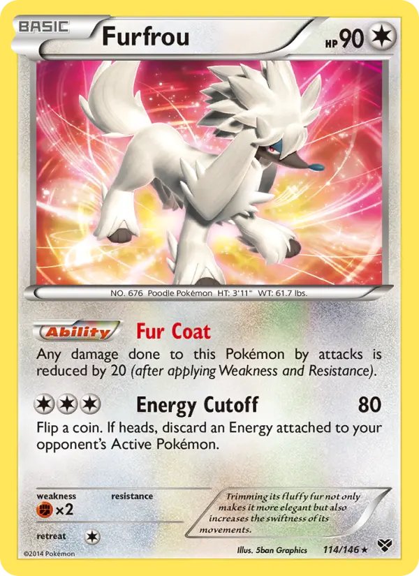 Furfrou 114 XY Pokesingles