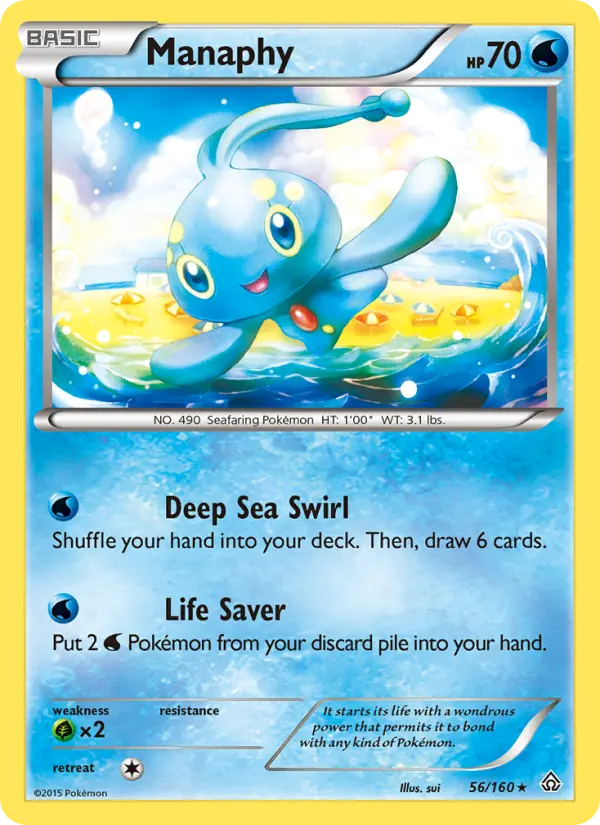 Manaphy 56 Primal Clash Pokesingles