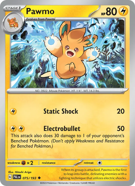 Pawmo 75 Paldea Evolved Pokesingles