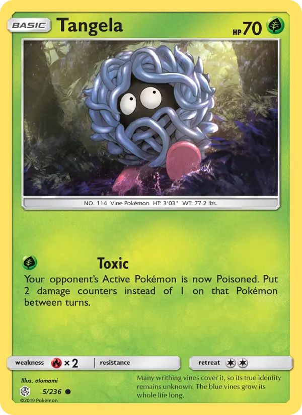 Tangela 5 Cosmic Eclipse Pokesingles