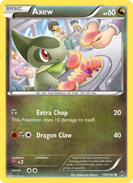 Axew 109 BREAKthrough Pokesingles