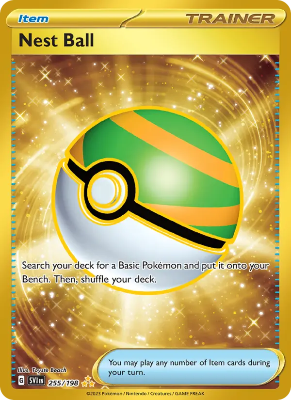 Nest Ball 255 Scarlet & Violet Pokesingles