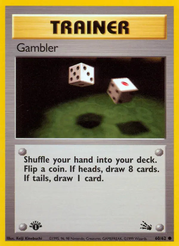Gambler 60 Fossil Pokesingles