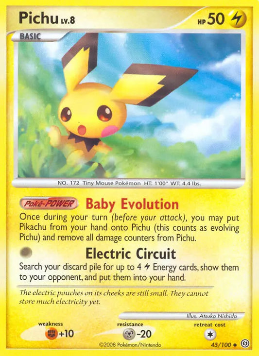 Pichu 45 Stormfront Pokesingles
