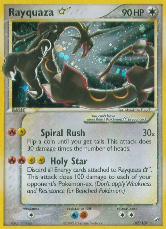 Rayquaza Star 107 Deoxys Pokesingles