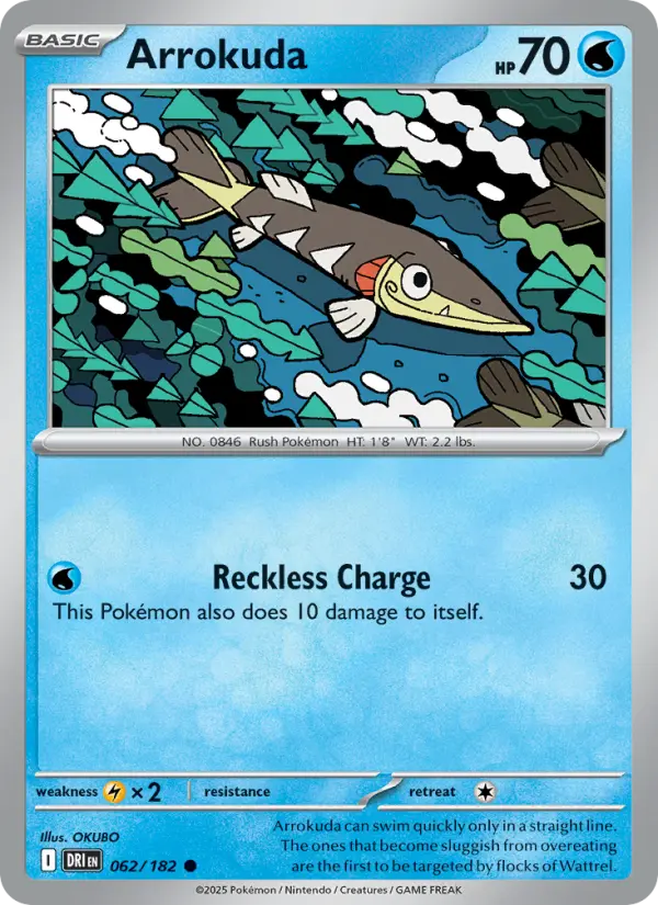 Arrokuda 62 Destined Rivals Pokesingles