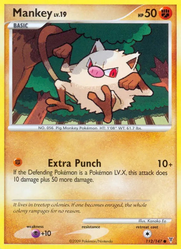 Mankey 112 Supreme Victors Pokesingles