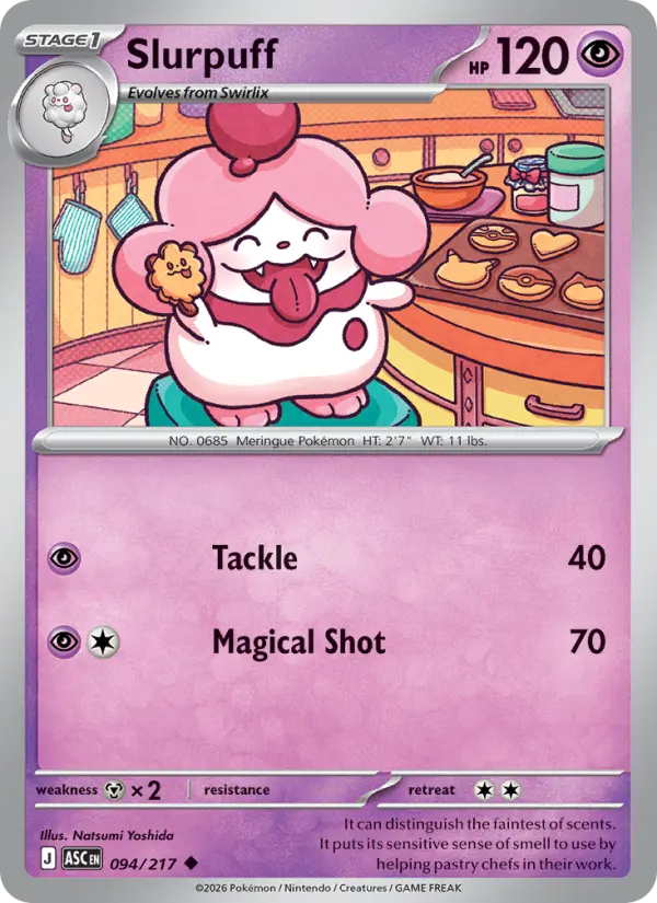 Slurpuff 94 Ascended Heroes Pokesingles