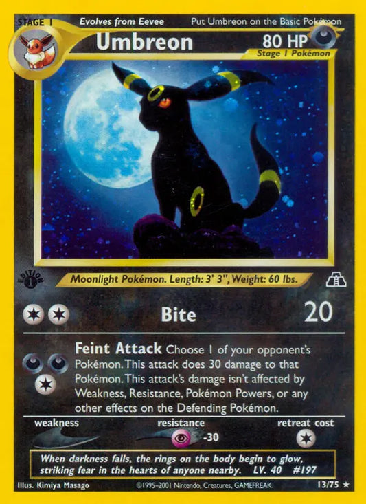 Umbreon 13 Neo Discovery Pokesingles