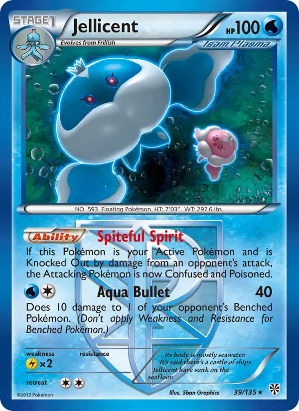 Jellicent 39 Plasma Storm Pokesingles
