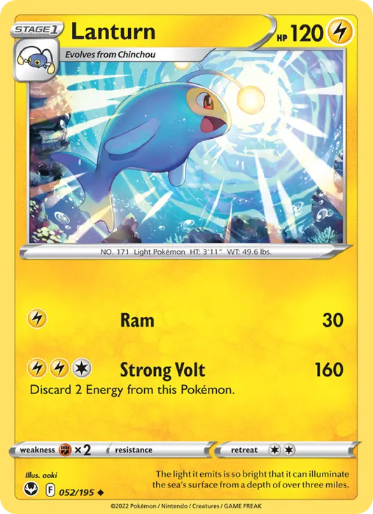 Lanturn 52 Silver Tempest Pokesingles
