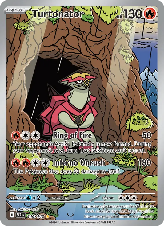 Turtonator 146 Stellar Crown Pokesingles