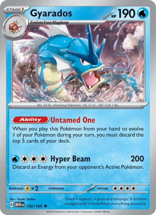 Gyarados 130 151 Pokesingles
