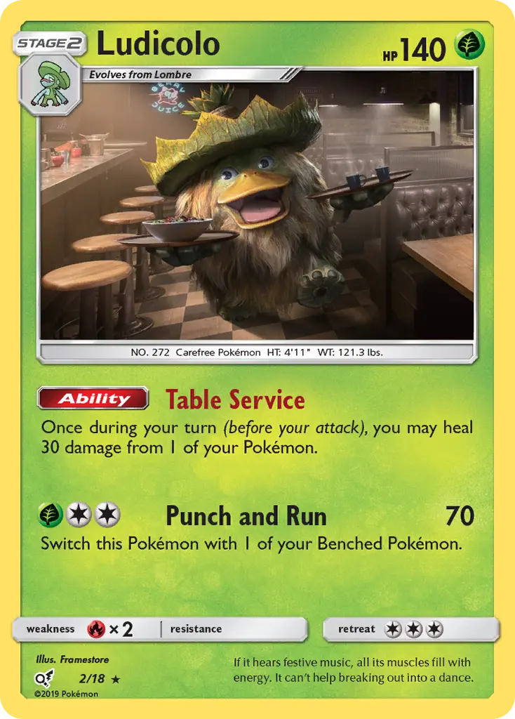 Ludicolo 2 Detective Pikachu Pokesingles