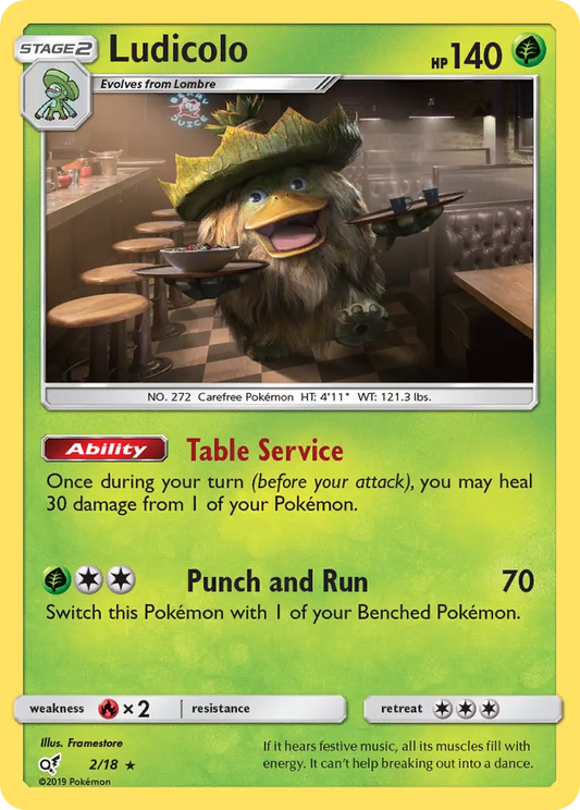 Ludicolo 2 Detective Pikachu Pokesingles